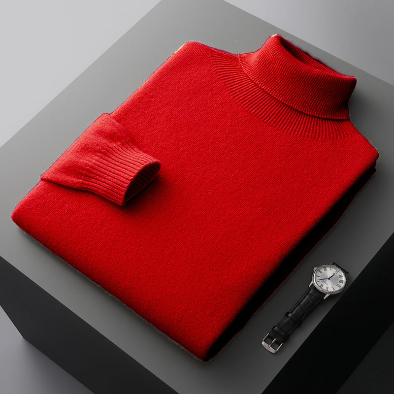 Maglione Uomo in Lana Slim Fit Caldo Invernale