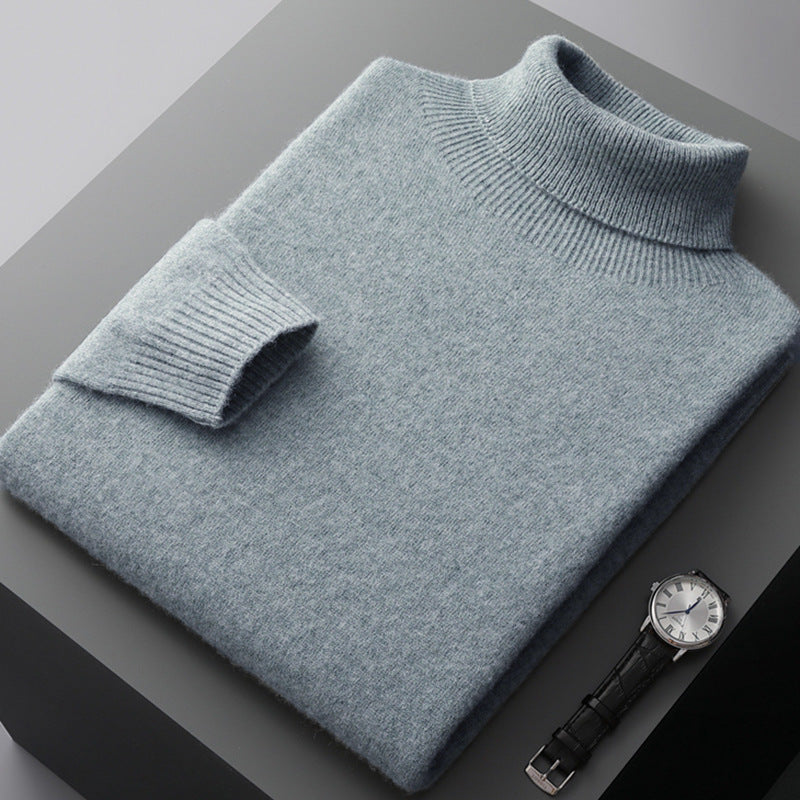 Maglione Uomo in Lana Slim Fit Caldo Invernale