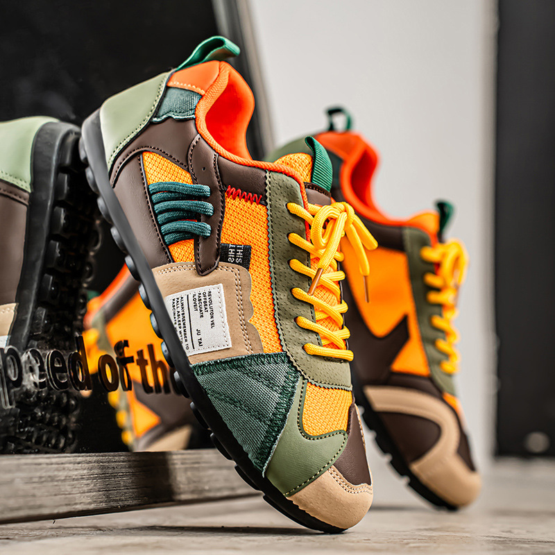 Sneaker Uomo con Mesh e Lacci - Brentozzi