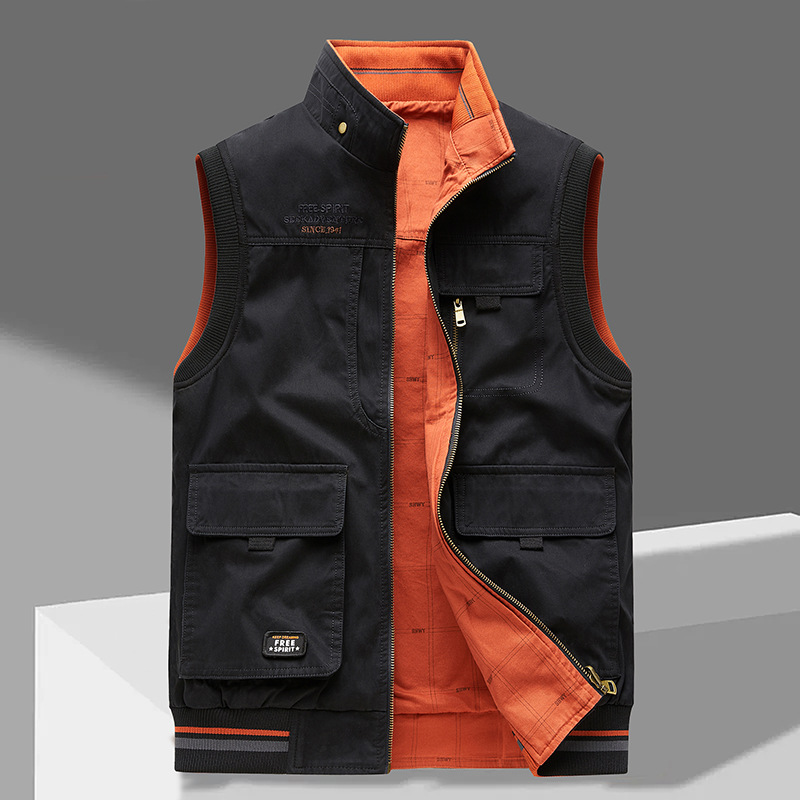 Gilet Uomo Elegante Tessuto Morbido Slim Fit