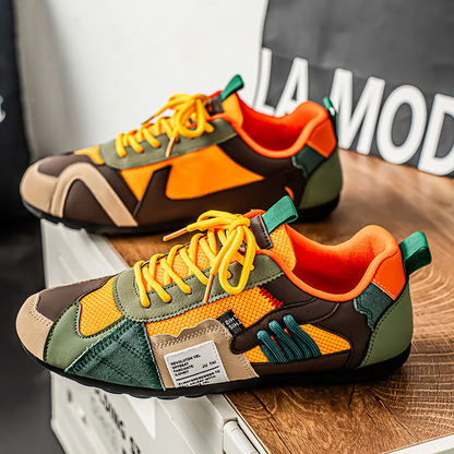 Sneaker Uomo con Mesh e Lacci
