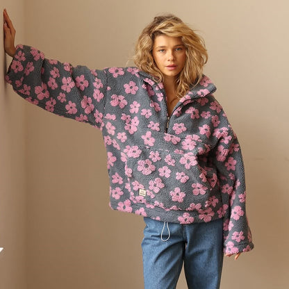 Felpa Unisex in Pile Morbido Regular Fit