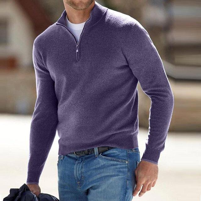 Maglione Uomo Scollo a V Casual
