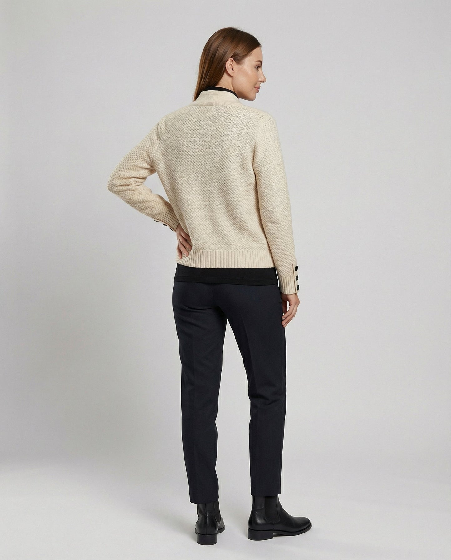 Cardigan Donna in Cashmere Morbido