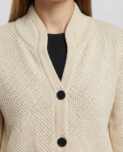 Cardigan Donna in Cashmere Morbido