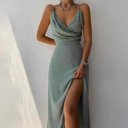 Vestito Maxi Donna Scollo a V - Vesarelli
