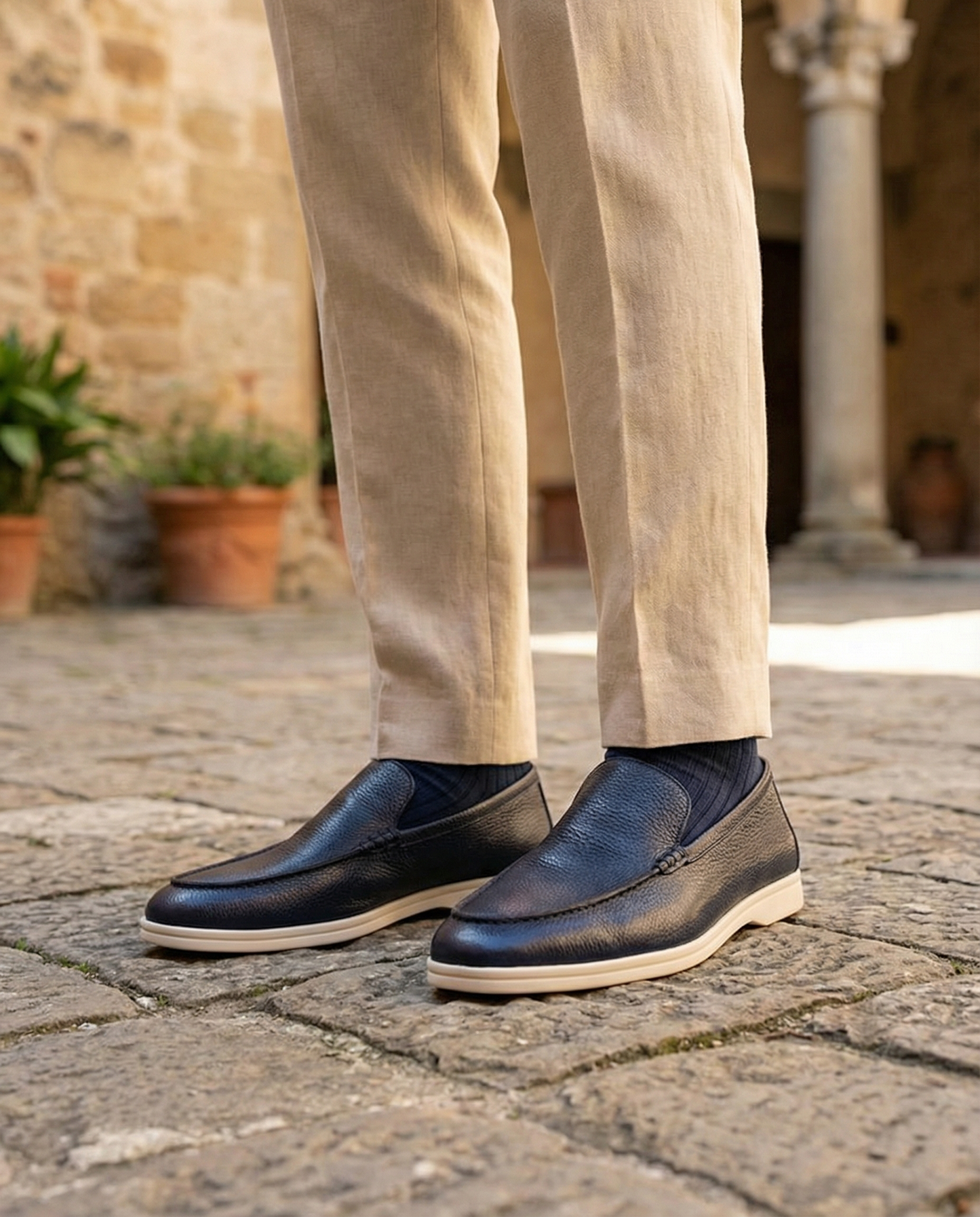 Marino | Mocassini Uomo Slip On in Pelle da Uomo 1