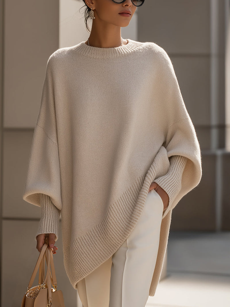 Marta | Maglione In Maglia Morbida Beige