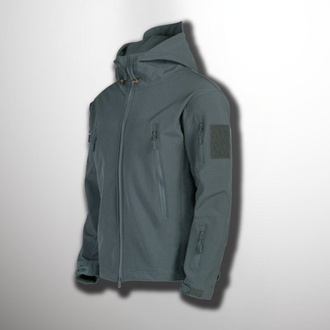 Giacca Uomo Outdoor Impermeabile Antivento con Tasche Antifurto