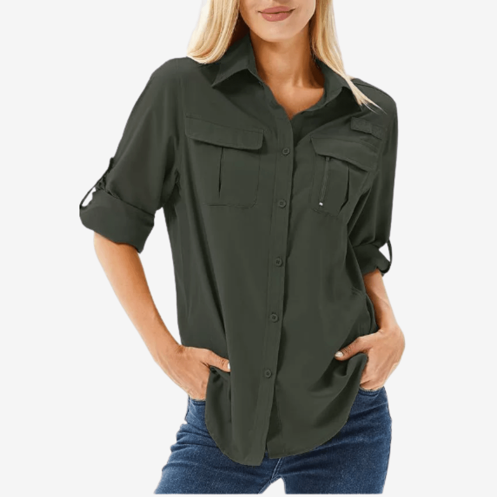 Mavina | Donna Maglia Da Trekking Leggera Maniche Lunghe