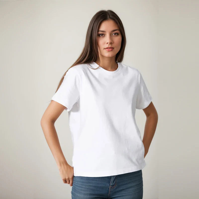 Maglietta Uomo Cotone Scollo Classico - Vesarelli