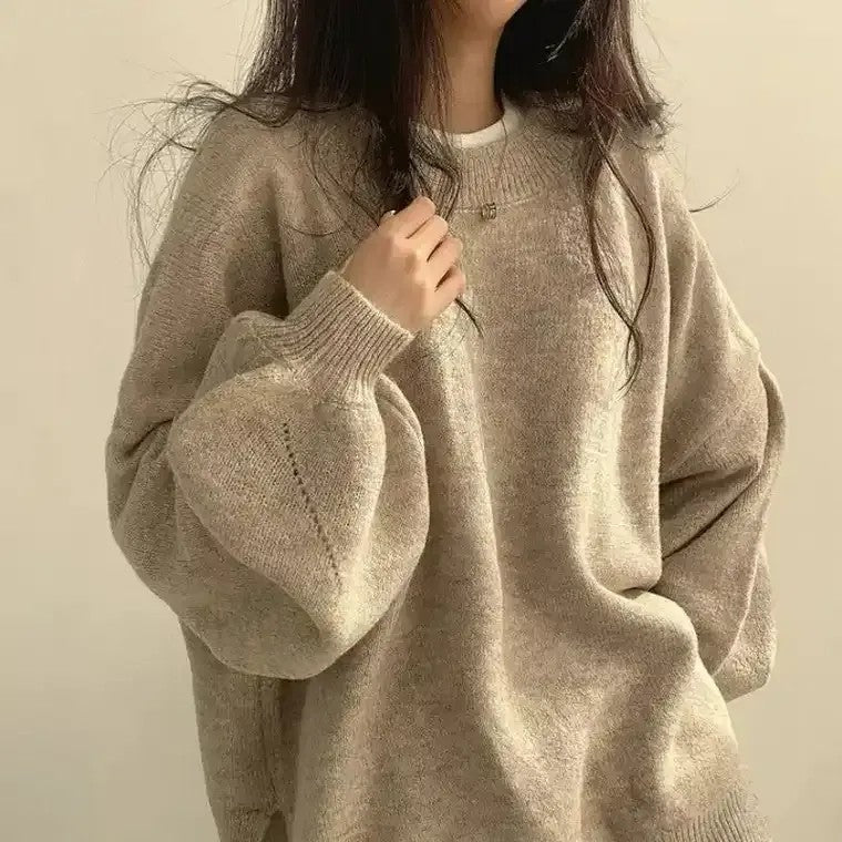 Maglione Oversize Uomo Lavorato a Maglia Morbido - Vesarelli