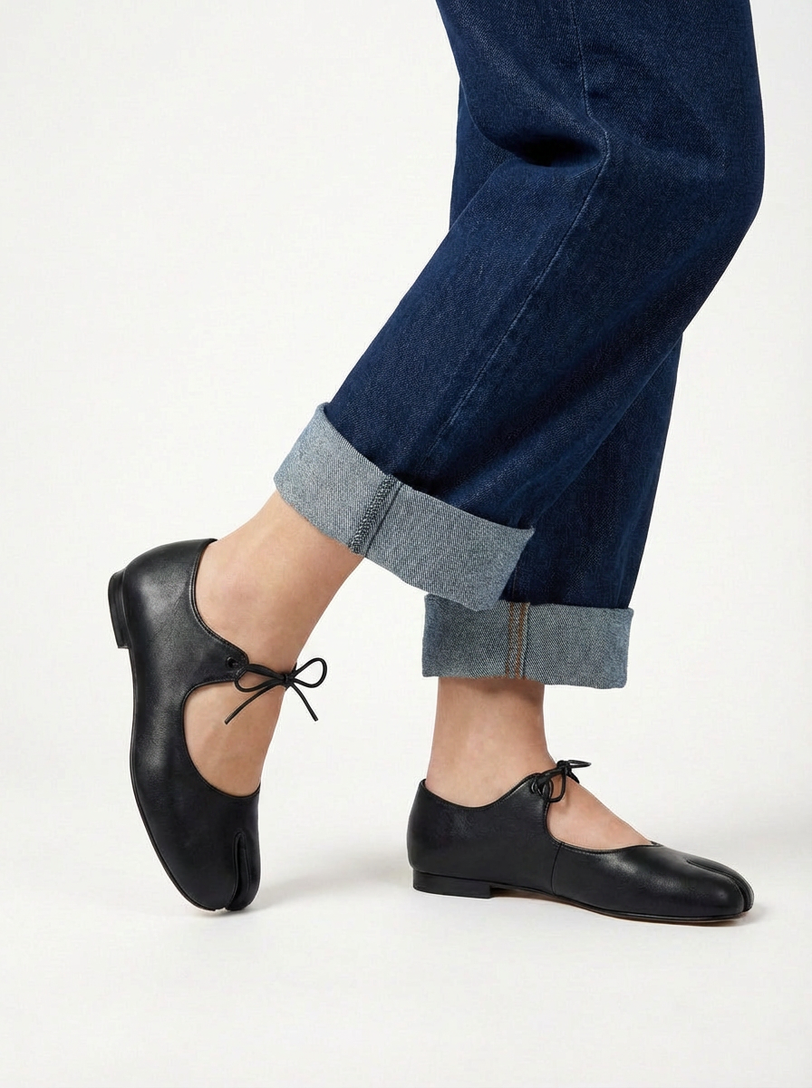 Melanie | Ballerine Tabi in Pelle Morbida 3