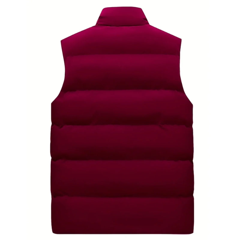 Smanicato Uomo Imbottito con Tasche con Zip