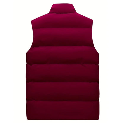 Smanicato Uomo Imbottito con Tasche con Zip