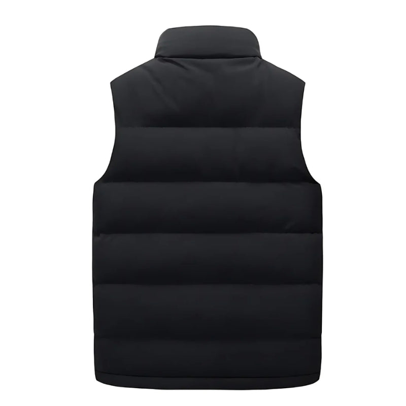 Smanicato Uomo Imbottito con Tasche con Zip