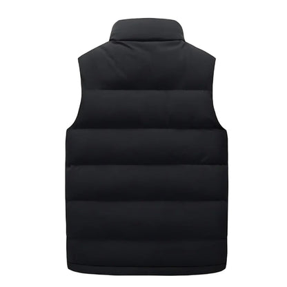 Smanicato Uomo Imbottito con Tasche con Zip