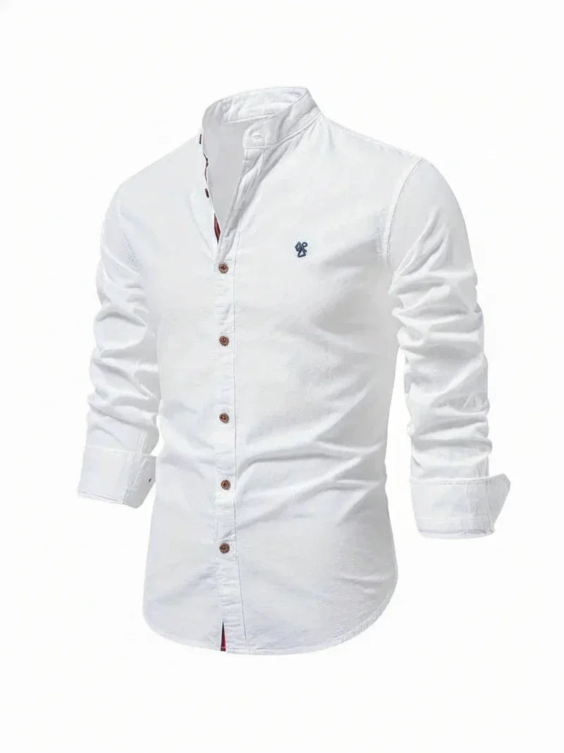 Polo Uomo Collo Alto con Bottoni Stile Casual - Brentozzi