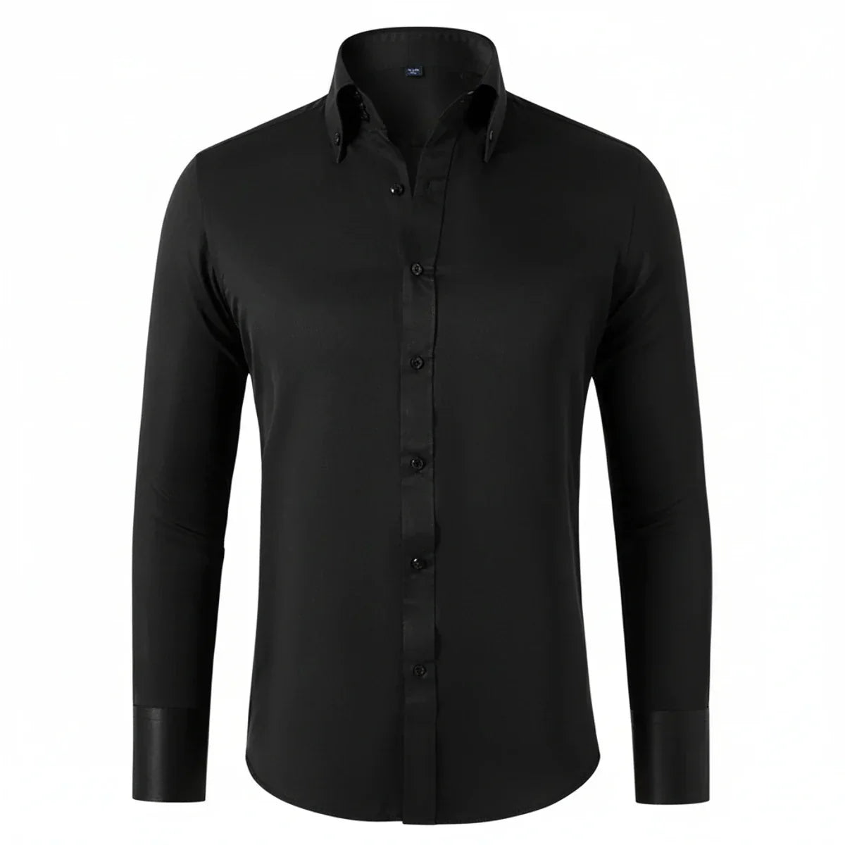 Camicia Uomo Formale Colletto Strutturato con Bottoni