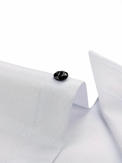Camicia Uomo Formale Colletto Strutturato con Bottoni