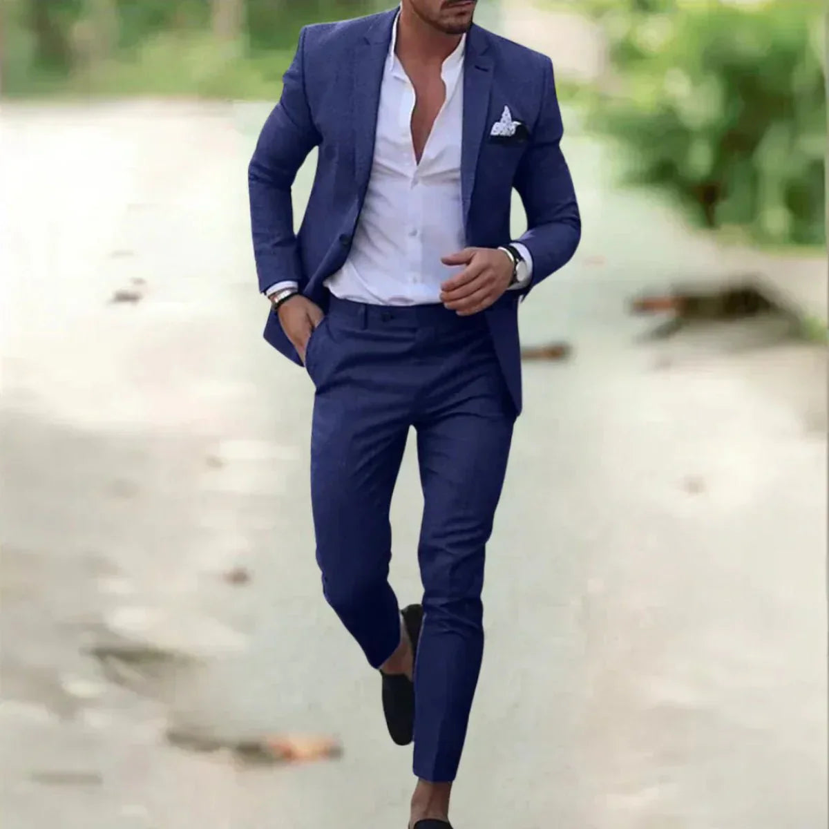 Abito Cerimonia Uomo Completo Due Pezzi Elegante - Brentozzi