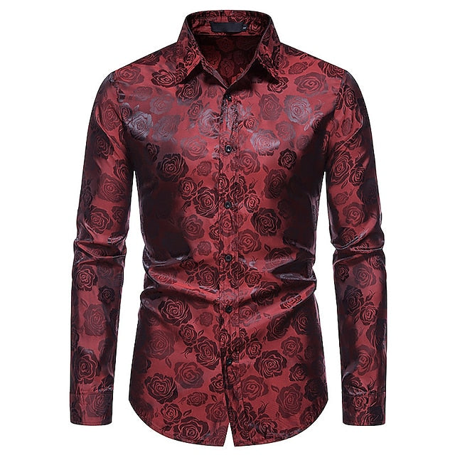 Camicia Uomo Manica Lunga con Bottoni Frontali