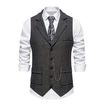 Gilet Uomo Formale con Rever Elegante