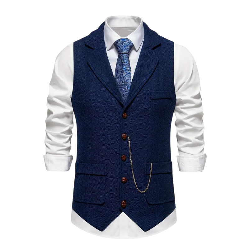 Gilet Uomo Formale con Rever Elegante
