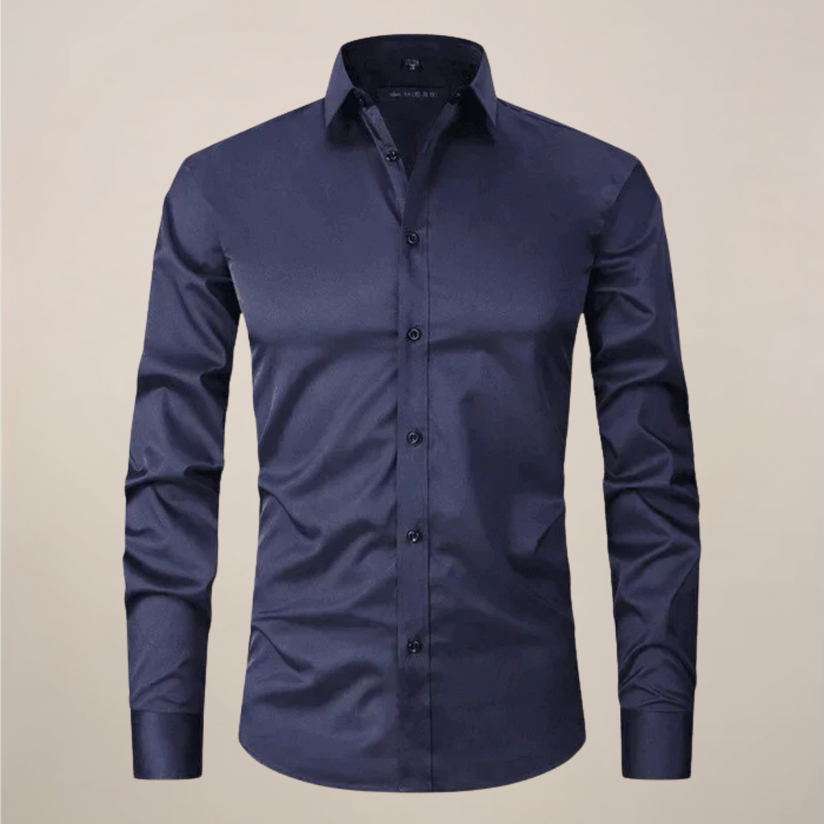 Camicia Uomo Business Manica Lunga Con Bottoni Traspirante