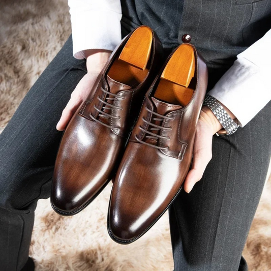 Scarpe Oxford Uomo Stringate Formali - Brentozzi