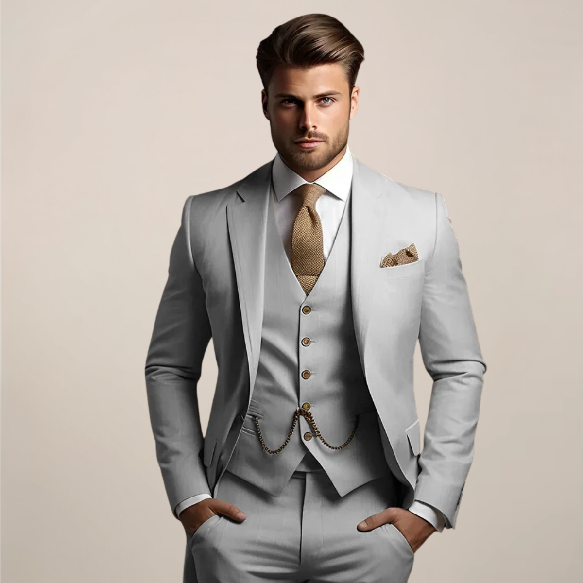 Completo Uomo Pezzi Formale Classico