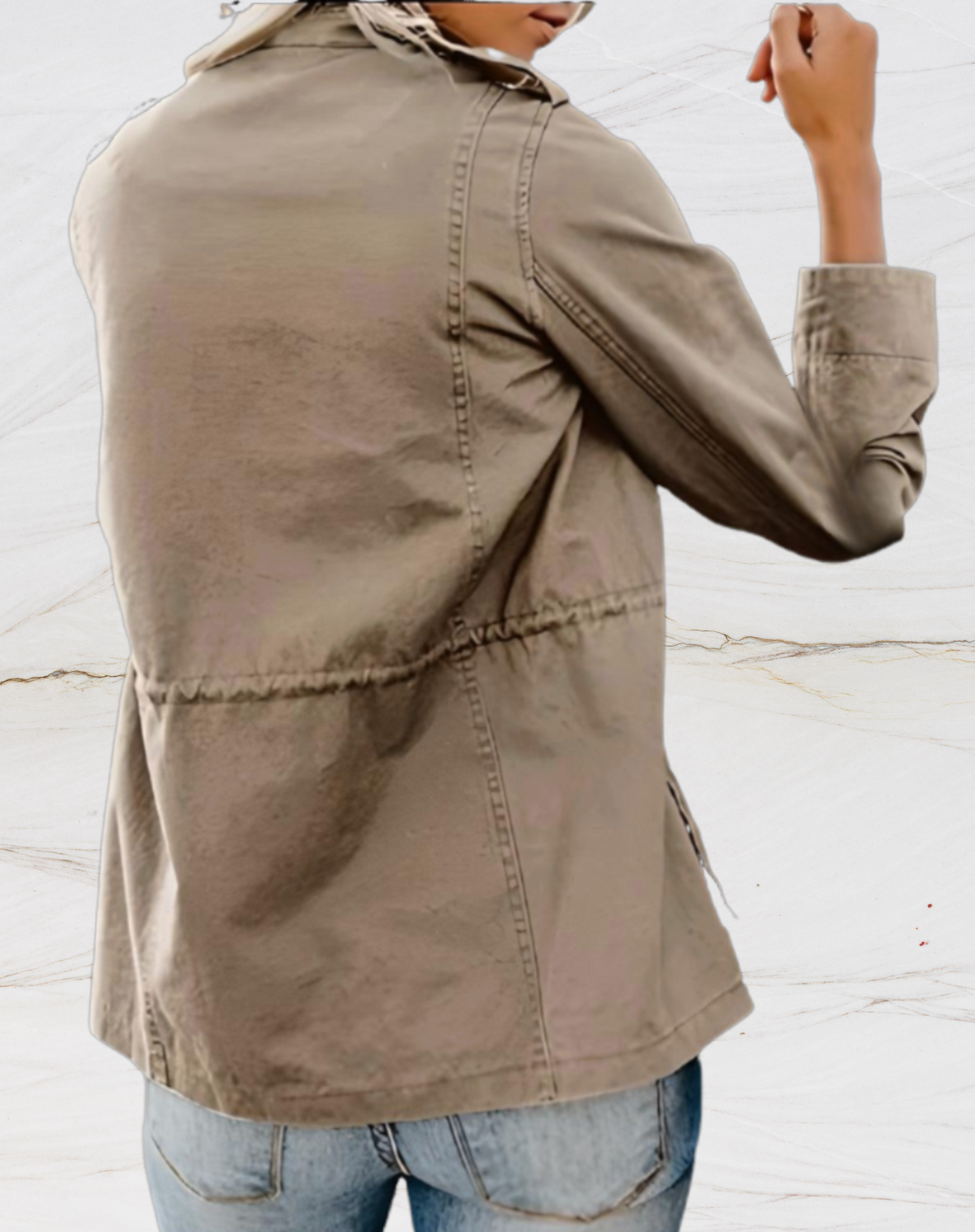 Giacca Cargo Donna Funzionale Stile Utility