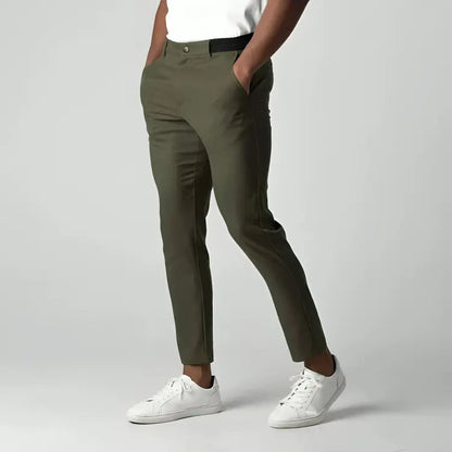 Mino | Pantaloni Chino Elasticizzati Estivi Verde