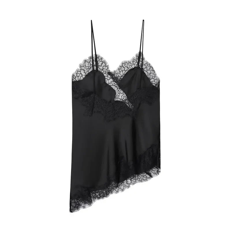 Mira | Top in Pizzo Senza Maniche
