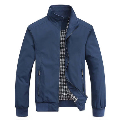 Giacca Bomber Uomo Autunnale con Bordo a Costine Stilizzata - Brentozzi