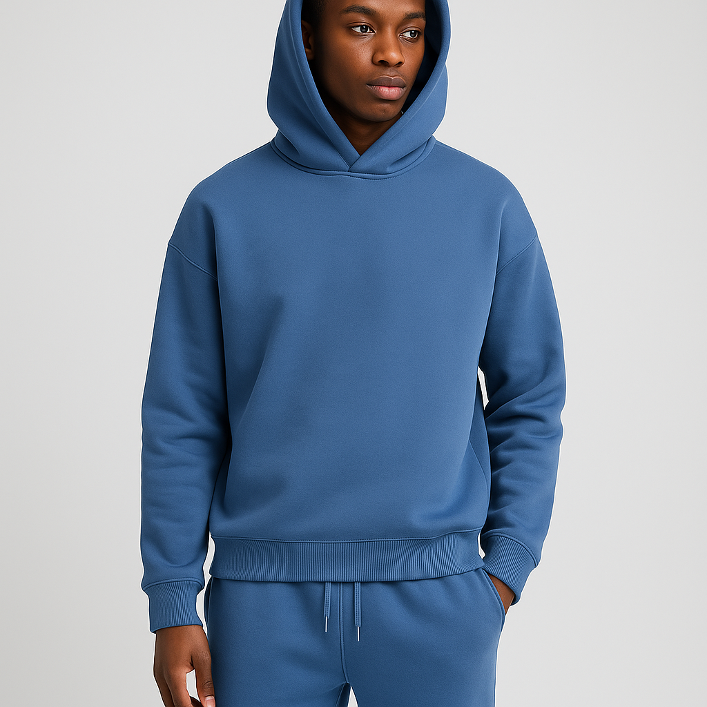 Completo Uomo Oversize con Cappuccio e Pantaloni Jogger - Vesarelli