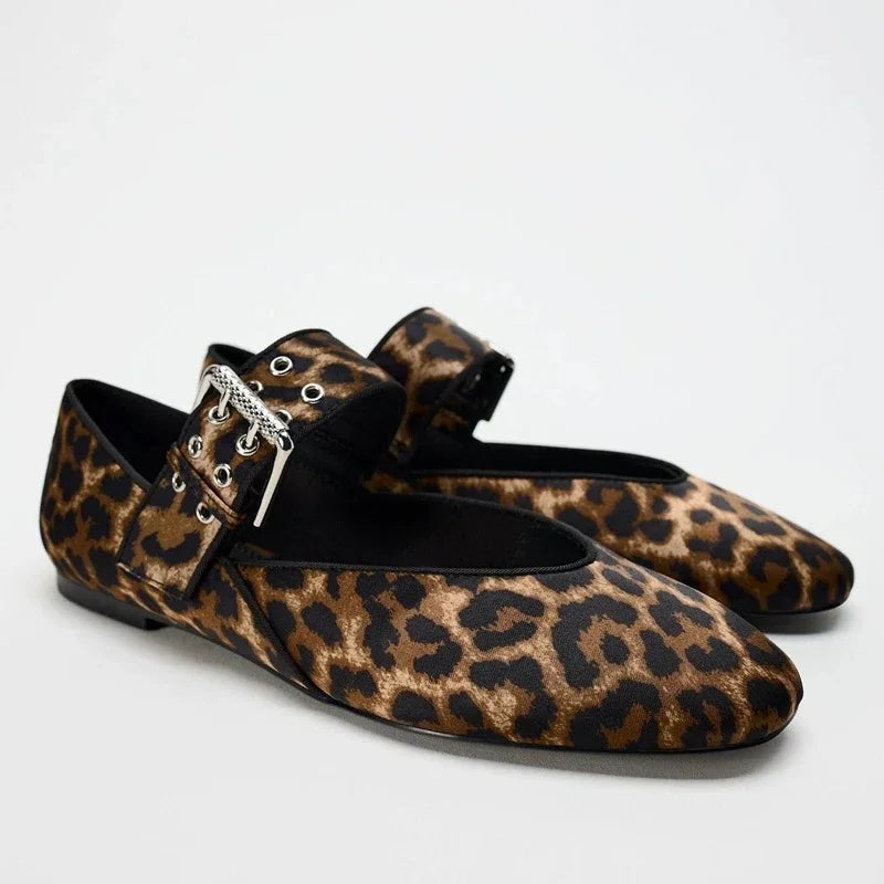 Ballerine Donna Mary Jane Cinturino Fibbia Stile Classico - Vesarelli