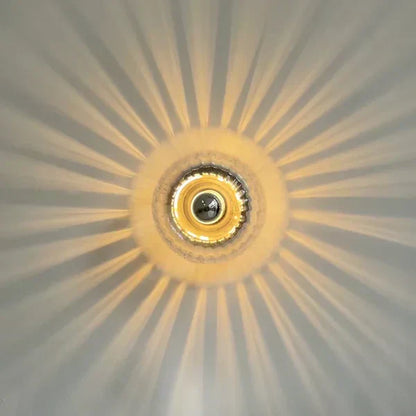 Lampada da Parete Design Vetro Effetto Raggi Moderna