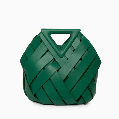 Borsa Donna Intrecciata in Tessuto Morbido