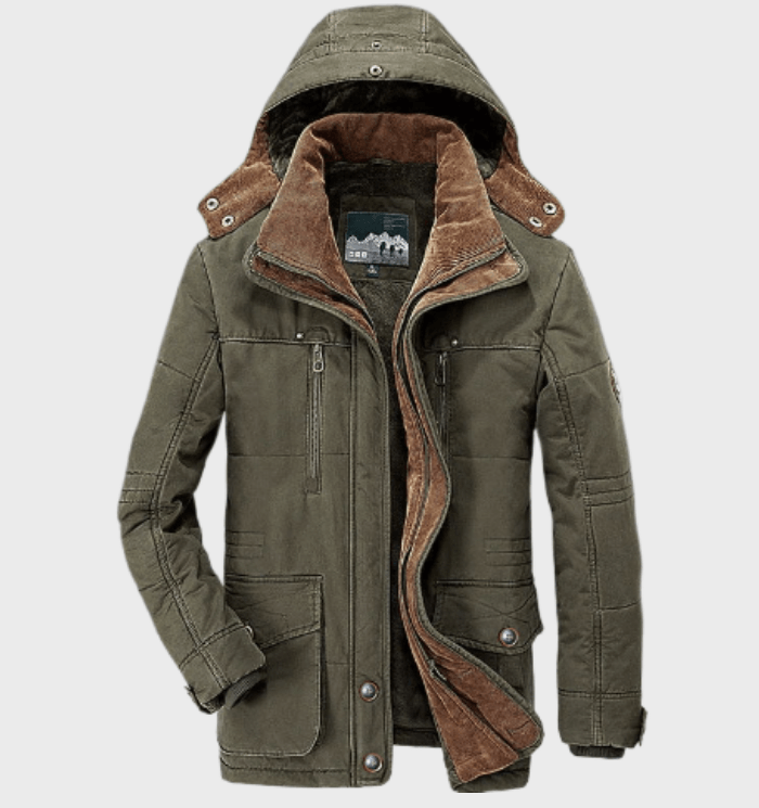 Giacca Invernale Uomo con Cappuccio per Clima Freddo