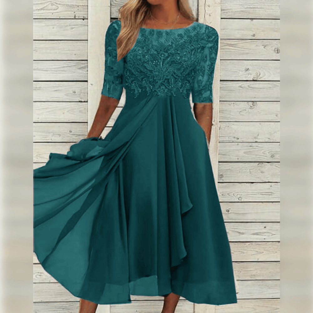 Abito Midi Donna per Cerimonia Elegante