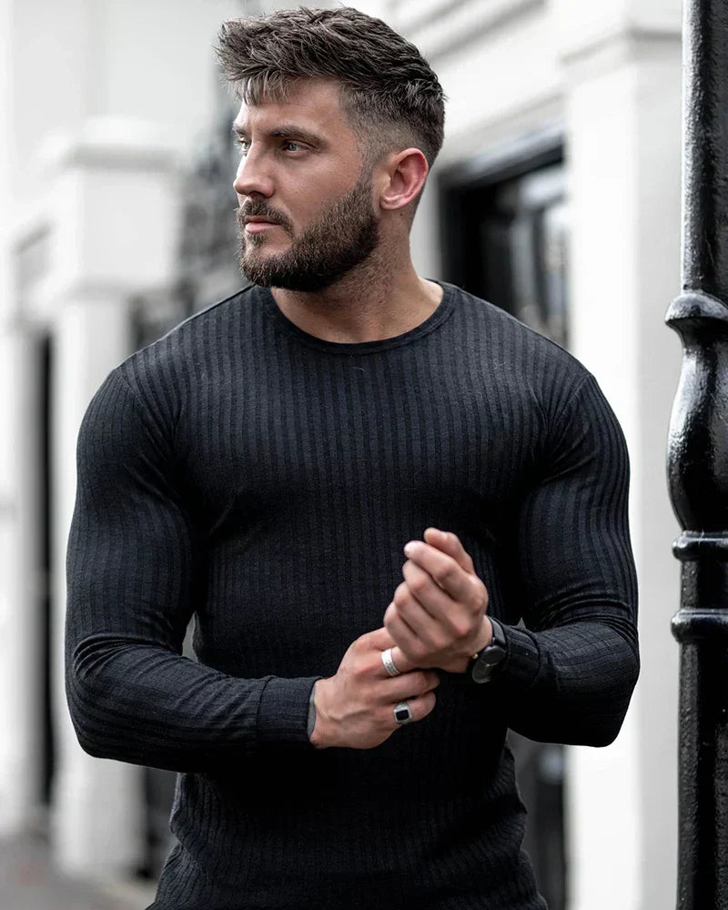 Maglione Uomo Girocollo Vestibilità Dritta