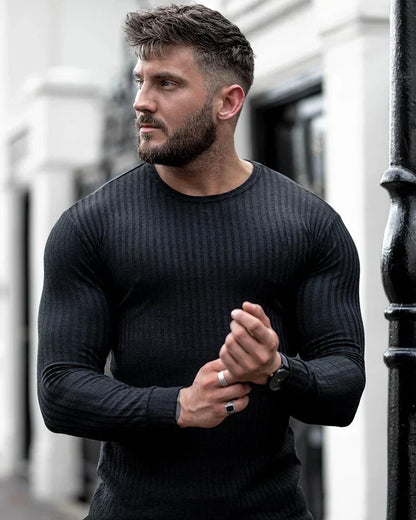 Maglione Uomo Girocollo Vestibilità Dritta