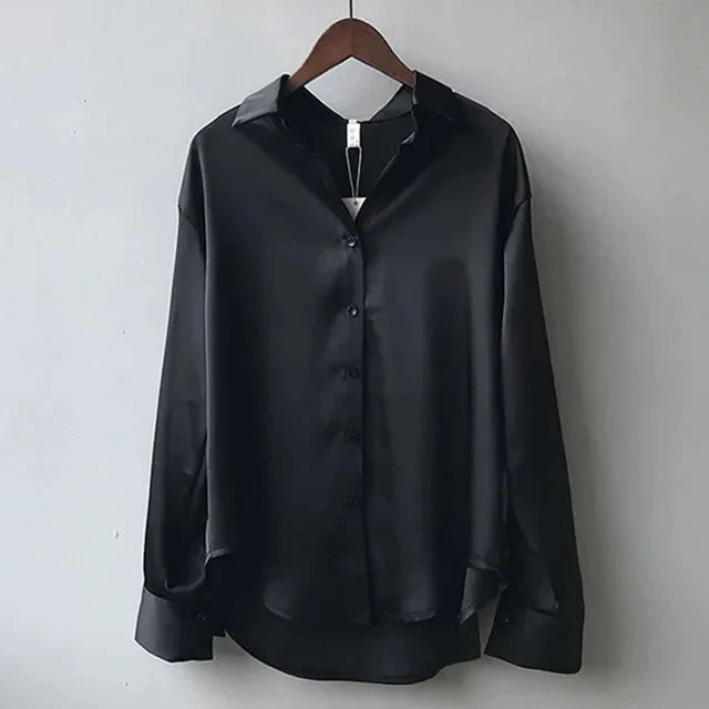 Camicia Donna Manica Lunga Colletto Classic