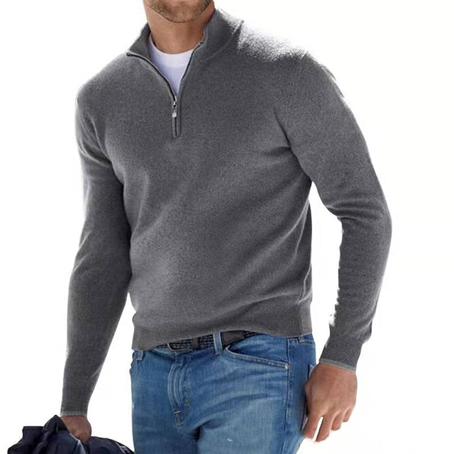 Maglione Uomo Scollo a V Casual