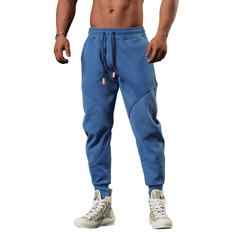 Pantaloni Jogging Uomo Fleece Leggero Cargo Taglio Tapered