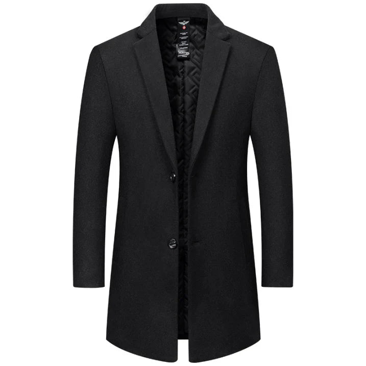 Cappotto Uomo Lungo Taglio Dritto Classico