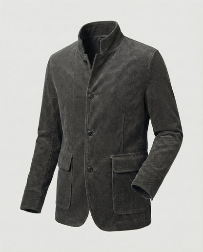 Cappotto Uomo in Velluto a Coste con Bottoni
