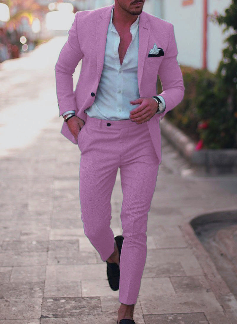 Abito Uomo Due Pezzi Slim Fit Giacca e Pantaloni