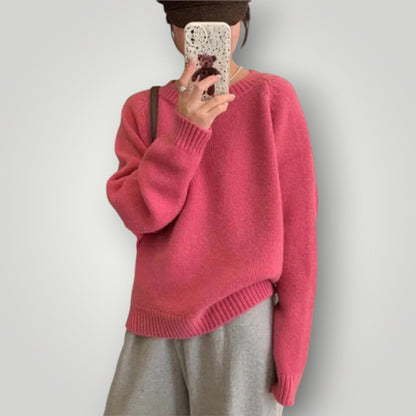 Maglione Donna Maniche Lunghe Vestibilità Ampia